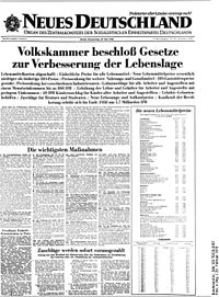 Bundesarchiv Bild 183-T0220-0307, Abschaffung der Lebensmittelmarken, Artikel im Neuen Deutschland.jpg